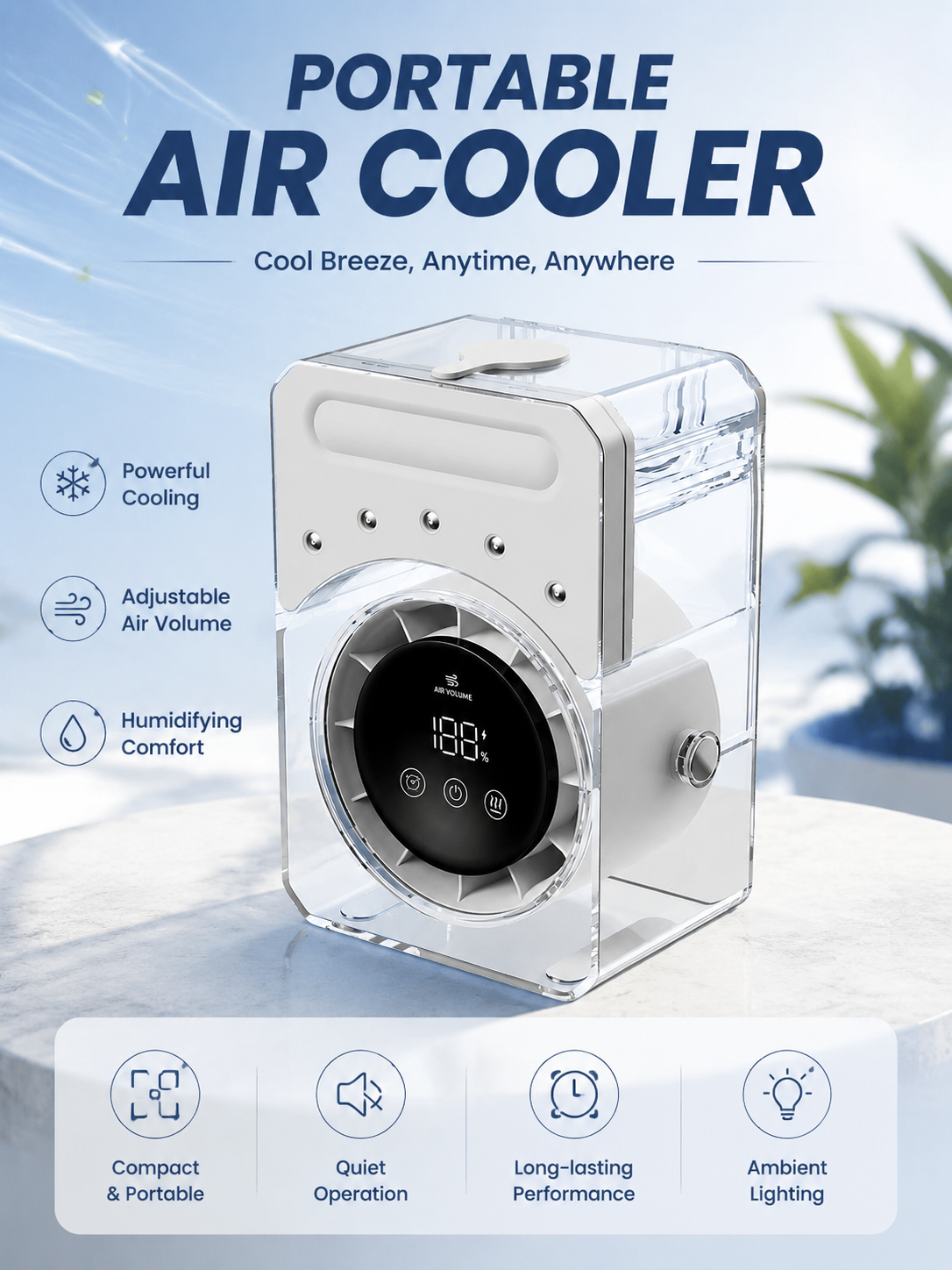 Multifunctional Desktop Mist Fan